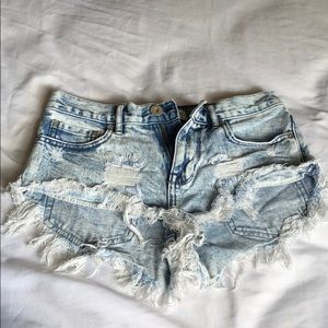 Jean shorts